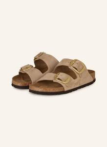 Мюли аризона большая пряжка lenb Birkenstock, коричневый