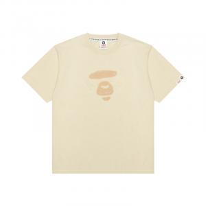 Футболка A Bathing APE с логотипом Moonface Aape, белый