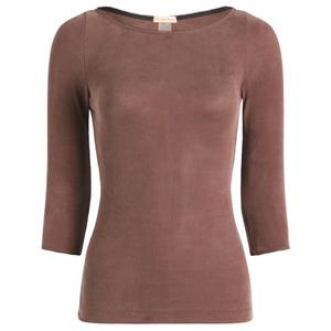 Вторые кожаные топы 3/4 длины Fruity Booty, коричневый