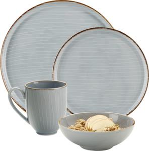 Комбинированный сервиз 24 шт берген Landscape, серый