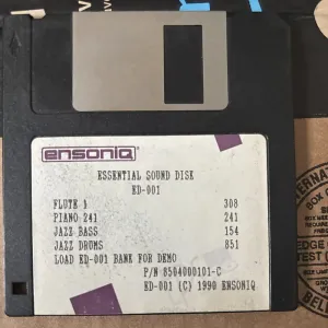 Звуковая библиотека Ensoniq EPS 16 Plus (9 дискета)