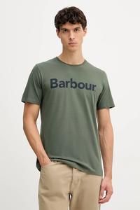 Хлопковая футболка ESSENTIALS Barbour, зеленый