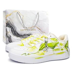 LINING Понтонные лодки, нескользящие, легкие, низкие, кроссовки для скейтбординга, унисекс, белые, зеленые