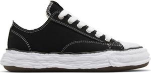 Кроссовки Maison Mihara Yasuhiro Peterson 23 OG Sole Canvas Low 'Black White', черный