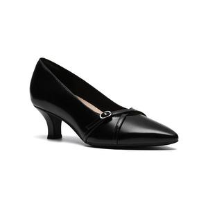 Женские кожаные туфли Kepley star Clarks, Black Leather