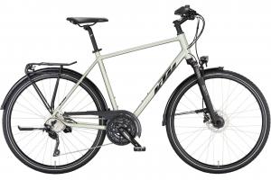Трекинговый велосипед Ktm Life conquest - 28 дюймов - diamant, silber | dew silver (black+orange)