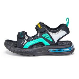 Детские сандалии BOBDOG, черный/зеленый