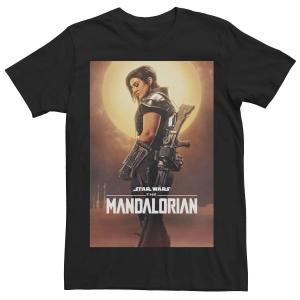 Мужская футболка с плакатом с персонажем The Mandalorian Cara Dune Star Wars
