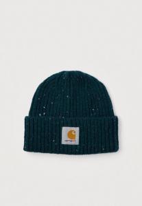 Шапка Carhartt WIP ANGLISTIC BEANIE UNISEX, Speckled Deep Lagoon/Dark Green