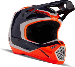 Детский мотокроссовый шлем Fox Racing V1, Fluorescent Orange