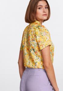 Блуза King Louie MAISIE LAUNDREY, Cream/Gold/Yellow/Yellow