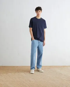 Мужская синяя хлопковая футболка BCI с короткими рукавами Green Coast, темно-синий