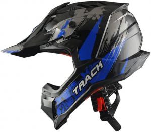 Шлем 1Storm JH601 Track для мотокросса, синий