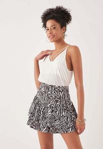 Юбка плиссе PATTERNED RUFFLED Herita, цвет black