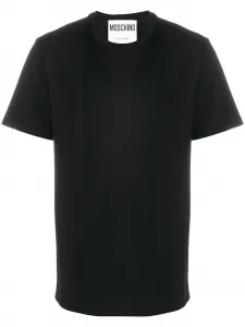 Футболка с нашивкой-логотипом Moschino, черный