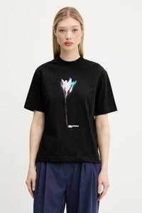 Хлопковая футболка Karl Lagerfeld Jeans, черный