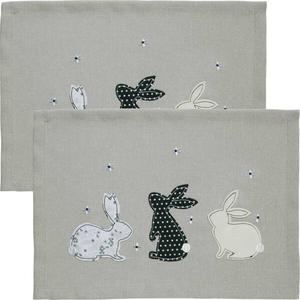 Подставки для столовых приборов, упаковка из 2 шт. 207621 Erwin Müller, серый