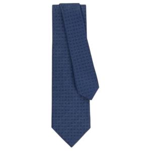 HERMES Двухцветный галстук-бабочка унисекс, Blue