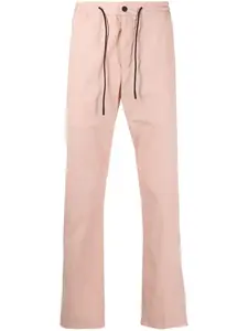 Брюки чинос с кулиской и карманами PT Torino, розовый