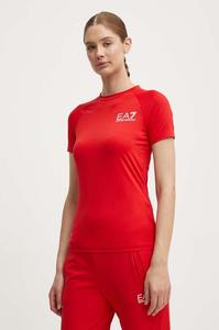 Тренировочная футболка EA7 Emporio Armani, красный