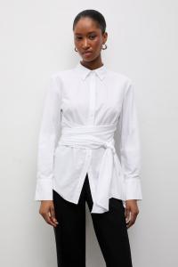 Хлопковая рубашка Answear.LAB, белый