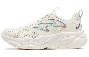 Кроссовки женские с низким верхом Feather белый/космически-голубой 361°