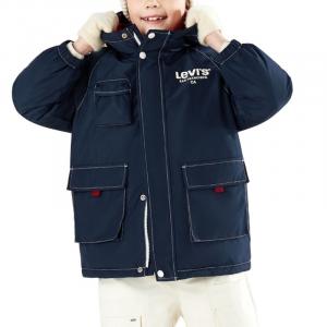 Детская пуховая куртка Levis, синий
