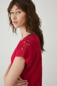 Футболка с льном Medicine, красный