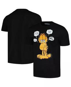 Мужская и женская черная футболка Garfield Ask Me If I Care Freeze Max