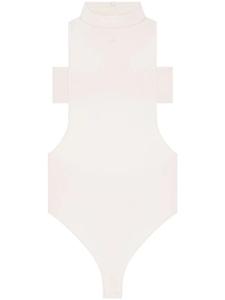 Топ с воротником-стойкой Courrèges, нейтральный