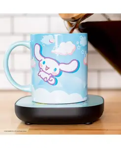 Кружка для кофе Cinnamoroll с электроподогревом — сохраняет ваш любимый напиток теплым — автоматическое выключение/отключение Uncanny Brands, multicolored