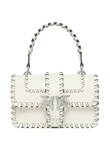 Сумка-тоут Love размера мини Pinko, белый