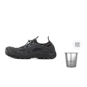 Мужские кроссовки для походов SLEADER Deep Water Cool Series с влагоотводящими, легкими и дышащими подошвами, цвет Malang, серые Slider, Black Gray