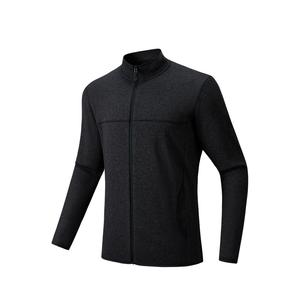 ANTA Бархатная куртка мужская базовая черная серый хизер, Basic Black Heather Gray-2