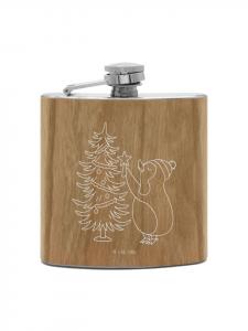 Mr. & Mrs. Panda Фляжка, пингвин, рождественская елка, ничего не говоря, коричневый