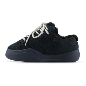 HANQIAORIJI Разорванный кокон серия Пухлые кроссовки низкие повседневные унисекс Павлин синий, цвет Peacock Blue