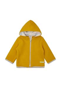 Флисовая куртка loud + proud WOLLFLEECE-JACKE MIT KAPUZE, Curry/Mustard Yellow