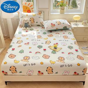 Disney Простыня на резинке 150х200 см + 2 наволочки, хлопок, принт Animal Park A