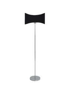 Напольные лампы CALVILLO серебристо-черного цвета - (Ш) 43 x (В) 153 x (Д) 43 см