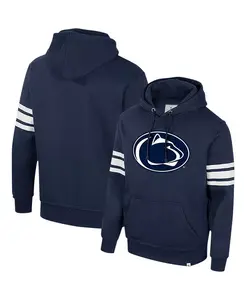 Мужская синяя толстовка с капюшоном Penn State Nittany Lions Saluting Pullover Hoodie Colosseum