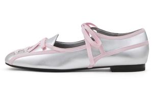 CHARLES&KEITH Маленькие женские повседневные туфли CK высотой 1,2 см серебристого цвета, цвет Silver Silver