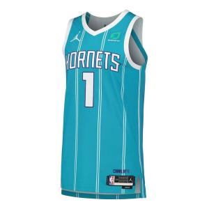Футболка x nba charlotte hornets icon edition 22 23 dri fit swingman джерси Air Jordan, синий