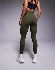 4505 Petite Icon Active Bum Sculpt спортивные леггинсы с высокой талией и внутренним карманом цвета хаки