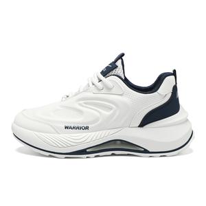 Дышащие кроссовки Balance Low Top для повседневного бега для мужчин WARRIOR, White Dark Blue