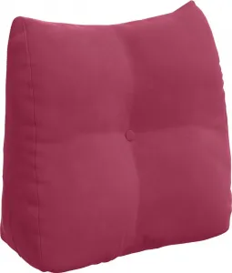 Подушка для спины , цвет красный винный, 45 x 24 x 50 см, бархат vidaXL