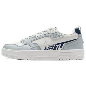 XTEP Низкие, износостойкие, противоскользящие кроссовки для скейтбординга, мужские, белые, синие