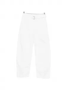 Джинсы с поясом Lemaire, белый