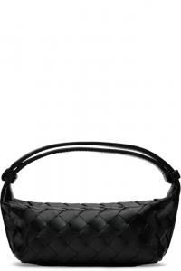 Черная сумка EW Wallace Bottega Veneta