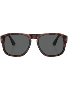 Солнцезащитные очки в круглой оправе Persol, зеленый