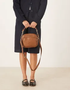 Светло-коричневая объемная сумка через плечо Accessorize